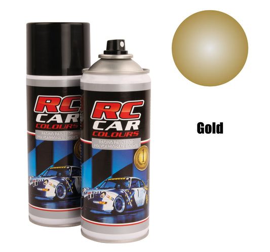 RC Car Colours Lexan Spray Gold Metalic Nr 910 150ml