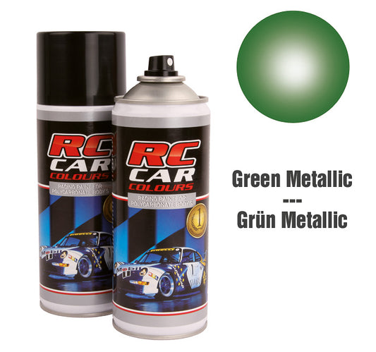 RC Car Colours Lexan Spray Green Metalic Nr 934 150ml