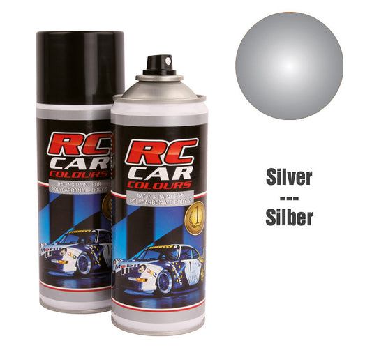 RC Car Colours Lexan Spray Silver Nr 933 150ml