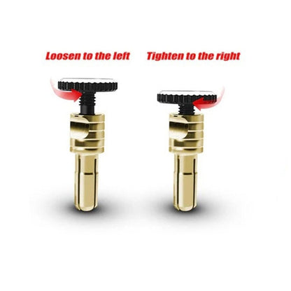 MR33 Quick Lock Gold Connector Set 5mm - Red/Black (2)