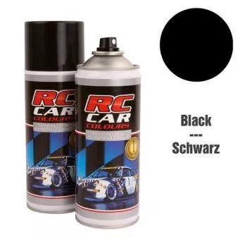 RC Car Colours Lexan Spray 150ml - Pure Black