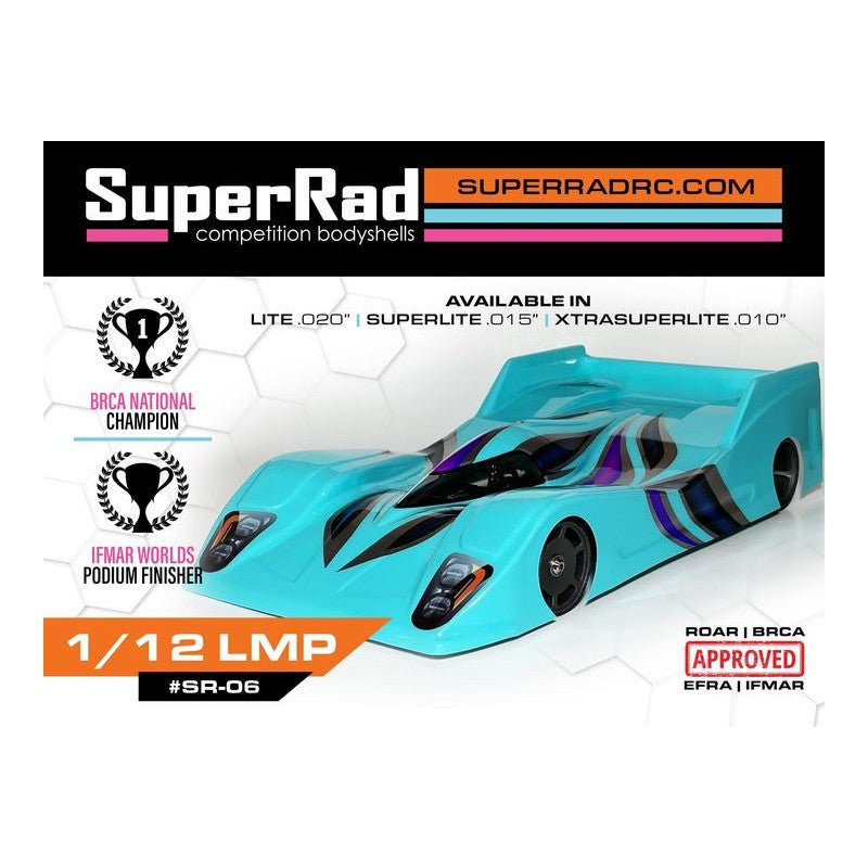 SuperRad 1/12 SR-06 Race body Light