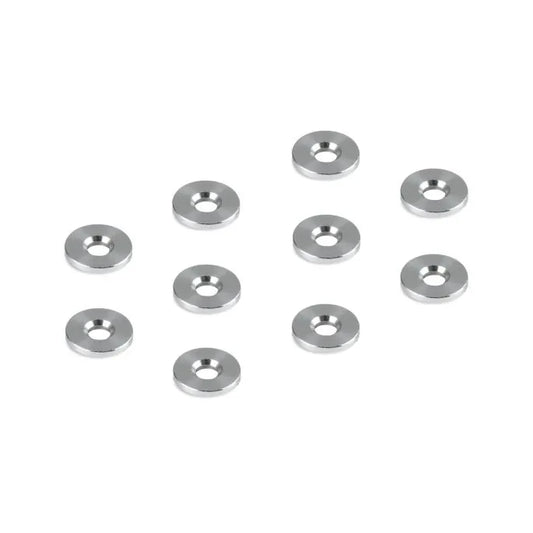 ALU SHIM 3x9x1.0MM - DEEPER COUNTERSUNK (10)