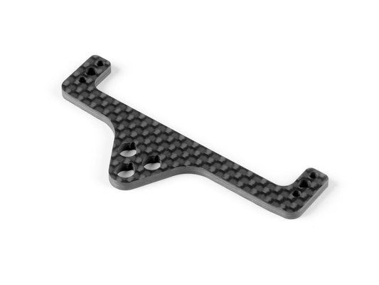 X12 CARBON REAR POD UPPER PLATE FOR 1-PIECE CHASSIS