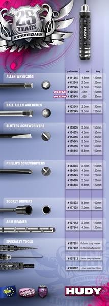 LIMITED EDITION - ALLEN WRENCH.050 x 120 MM, H125045