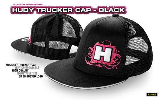 HUDY TRUCKER CAP - BLACK