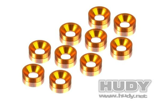 Alu Countersunk Shim - Orange (10), H296510-O