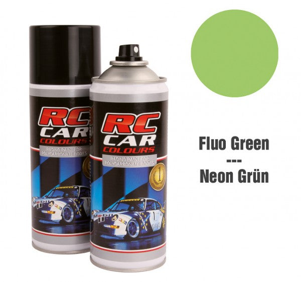 RC Car Colours Lexan Spray Fluo Green Nr 1008 150ml