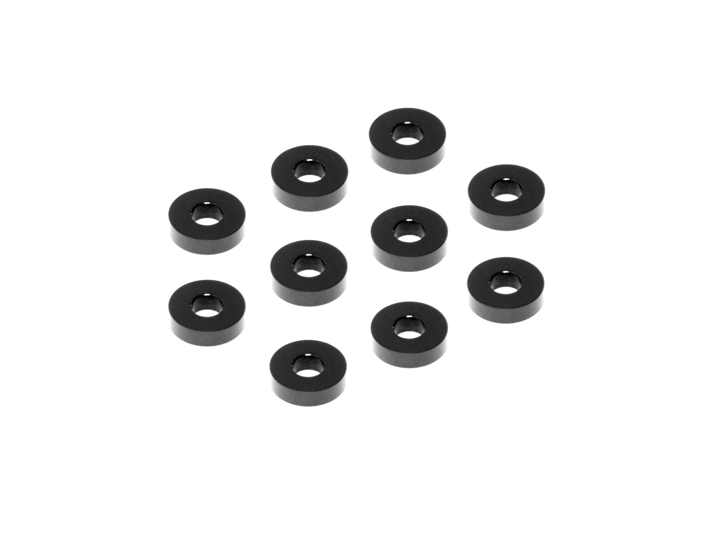 ALU SHIM 3x7.5x2.0MM - BLACK (10)